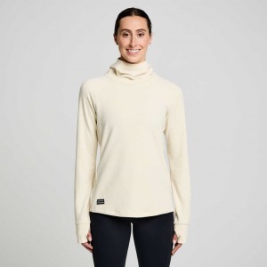 Beige Saucony Triumph Tunic Women's Hoodie | PHILIPPINES-XER