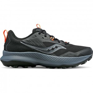 Black Saucony Blaze TR Men's Trail Running Shoes | PHILIPPINES-GOD