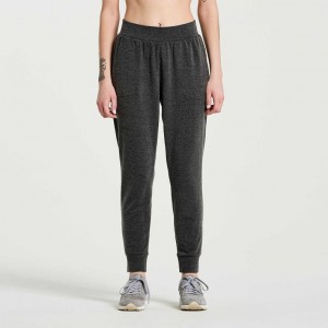 Black Saucony Boston Women's Jogger | PHILIPPINES-PCD