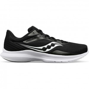 Black Saucony Convergence Men's Running Shoes | PHILIPPINES-ZCK