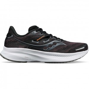 Black Saucony Guide 16 Men's Running Shoes | PHILIPPINES-NAM