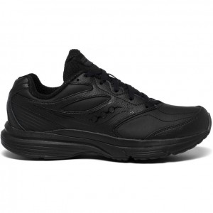 Black Saucony Integrity Walker 3 Women's Wide Running Shoes | PHILIPPINES-ADQ