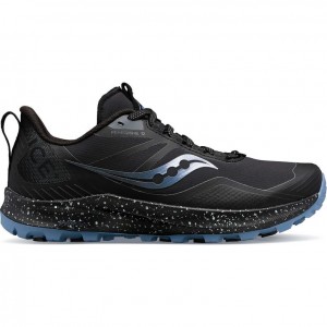 Black Saucony Peregrine ICE+ 3 Women's Trail Running Shoes | PHILIPPINES-IOM