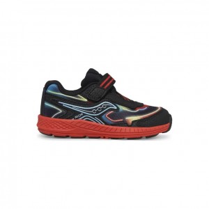 Black Saucony Ride 10 Jr. Little Kids' Sneakers | PHILIPPINES-JGT