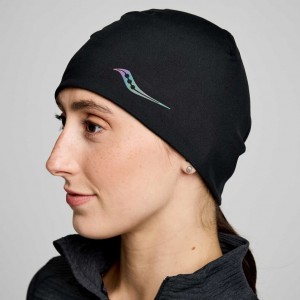 Black Saucony Solstice Women's Beanie | PHILIPPINES-ZPM