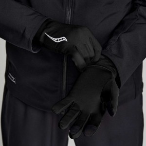 Black Saucony Solstice Women's Gloves | PHILIPPINES-MLA