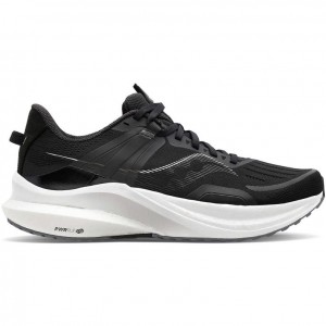 Black Saucony Tempus Men's Running Shoes | PHILIPPINES-KJV