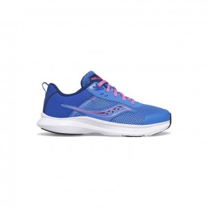 Blue Saucony Axon 3 Big Kids' Sneakers | PHILIPPINES-DBG