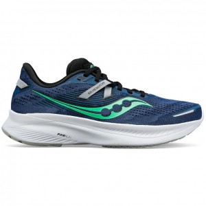 Blue Saucony Guide 16 Men's Running Shoes | PHILIPPINES-YXU