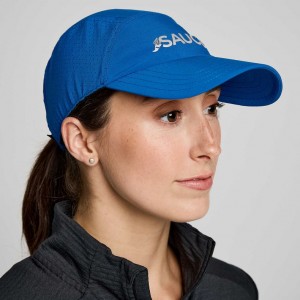 Blue Saucony Outpace Women's Hat | PHILIPPINES-STV