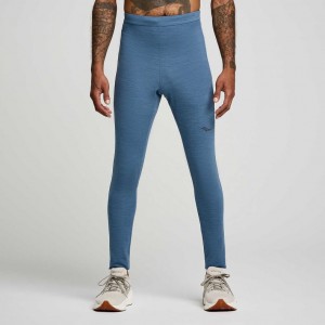 Blue Saucony Solstice Men's Tight | PHILIPPINES-VNR