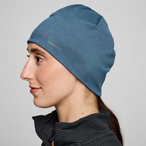 Blue Saucony Solstice Women's Beanie | PHILIPPINES-MNU