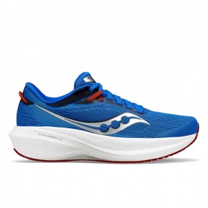 Blue Saucony Triumph 21 Men's Running Shoes | PHILIPPINES-TUD