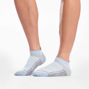 Blue / Pink / Grey Saucony Inferno Liteweight 3-Pack Women's Socks | PHILIPPINES-YNG