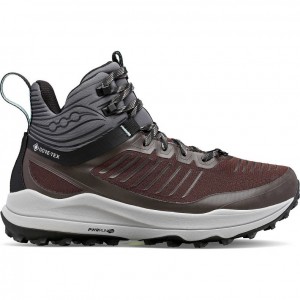 Brown Saucony Ultra Ridge GTX Men's Trail Running Shoes | PHILIPPINES-GOJ