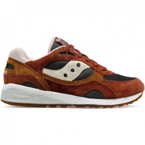 Brown / Black Saucony Shadow 6000 Men's Sneakers | PHILIPPINES-QAR