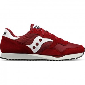 Burgundy Saucony DXN Women's Sneakers | PHILIPPINES-EGD