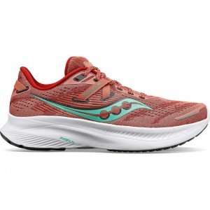 Coral Saucony Guide 16 Women's Running Shoes | PHILIPPINES-BMU