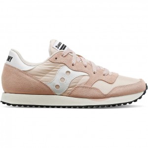 Coral / White Saucony DXN Women's Sneakers | PHILIPPINES-UQK