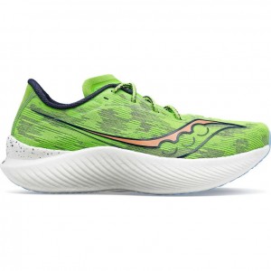 Green Saucony Endorphin Pro 3 Women's Running Shoes | PHILIPPINES-MBW