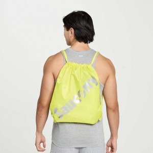 Green Saucony String Men's Bag | PHILIPPINES-FQH