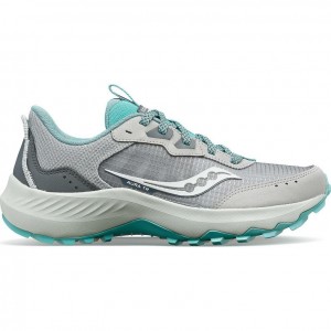 Grey Saucony Aura TR Women's Trail Running Shoes | PHILIPPINES-HIC