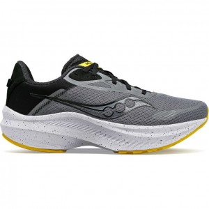 Grey Saucony Axon 3 Men's Running Shoes | PHILIPPINES-WHZ