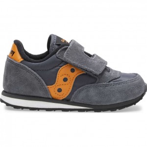 Grey Saucony Baby Jazz Hook & Loop Little Kids' Sneakers | PHILIPPINES-DAO