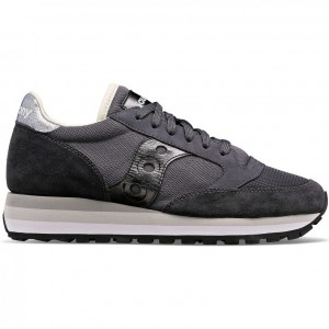 Grey Saucony Jazz Triple Women's Sneakers | PHILIPPINES-QJS