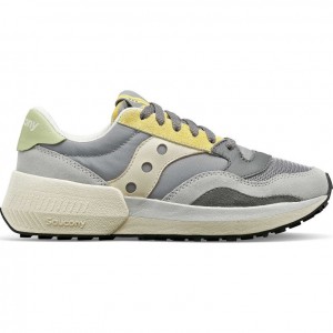 Grey / Yellow Saucony Jazz NXT Women's Sneakers | PHILIPPINES-NEV