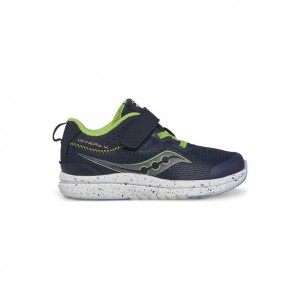 Navy Saucony Kinvara 14 A/C Jr. Little Kids' Sneakers | PHILIPPINES-HNY