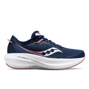 Navy Saucony Triumph 21 Women's Running Shoes | PHILIPPINES-HFD