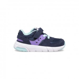 Navy / Purple Saucony Jazz Lite 2.0 Little Kids' Sneakers | PHILIPPINES-NPV