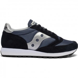 Navy / Silver Saucony Jazz 81 Men's Sneakers | PHILIPPINES-PGY