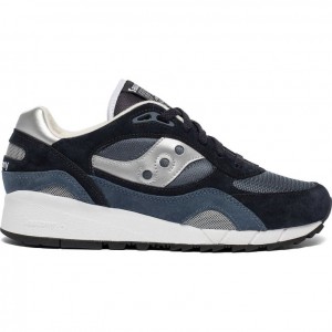 Navy / Silver Saucony Shadow 6000 Women's Sneakers | PHILIPPINES-LIZ