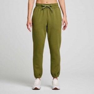 Olive Saucony Recovery Women's Jogger | PHILIPPINES-ZWH