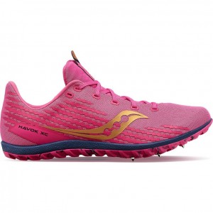 Pink Saucony Havok XC 3 Men's Spikes | PHILIPPINES-MEG