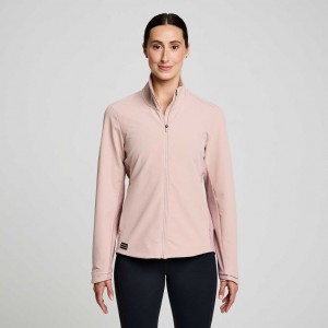 Pink Saucony Triumph Women's Jacket | PHILIPPINES-OWQ