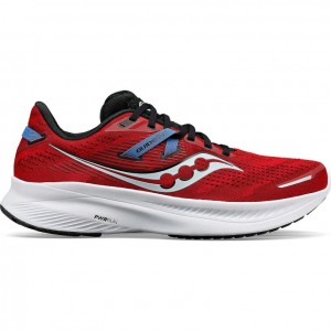 Red Saucony Guide 16 Men's Running Shoes | PHILIPPINES-FAX