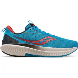 Turquoise Saucony Echelon 9 Men's Running Shoes | PHILIPPINES-ENT