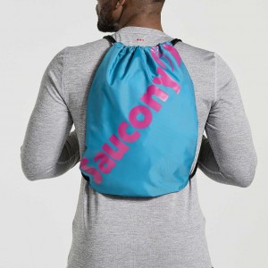 Turquoise Saucony String Men's Bag | PHILIPPINES-CXL