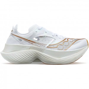 White Saucony Endorphin Elite Men's Running Shoes | PHILIPPINES-WCN