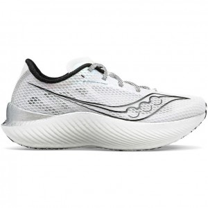 White Saucony Endorphin Pro 3 Men's Running Shoes | PHILIPPINES-PAJ