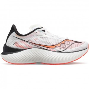 White Saucony Endorphin Pro 3 Women's Running Shoes | PHILIPPINES-QYA