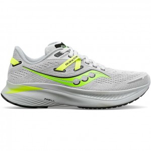 White Saucony Guide 16 Men's Running Shoes | PHILIPPINES-WXG