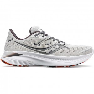 White Saucony Guide 16 Men's Running Shoes | PHILIPPINES-QFN