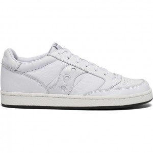 White Saucony Jazz Court Men's Sneakers | PHILIPPINES-UJN