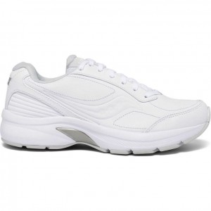 White Saucony Omni Walker 3 Women's Wide Running Shoes | PHILIPPINES-WIM