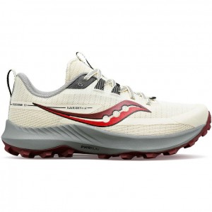 White Saucony Peregrine 13 Women's Trail Running Shoes | PHILIPPINES-FWQ