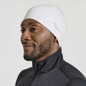 White Saucony Solstice Men's Beanie | PHILIPPINES-XIA